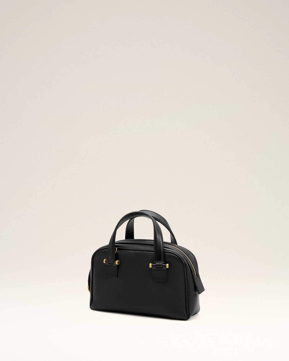 Georges Bowling Bag aus schwarzem Rindsleder - 4