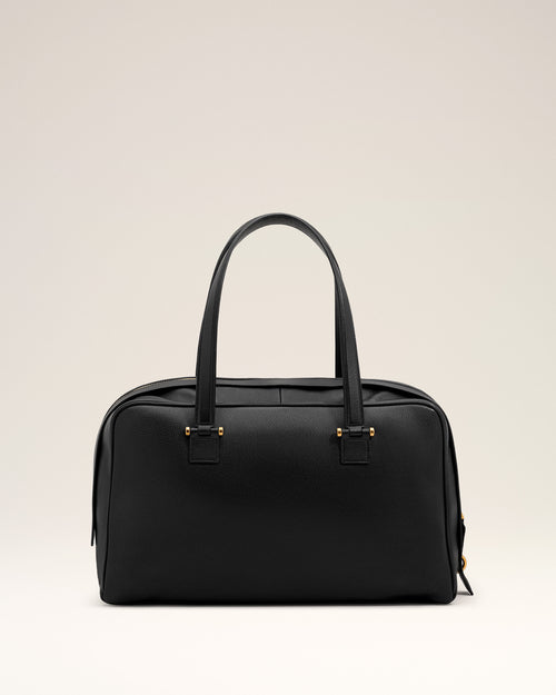 Sac bowling Georges noir en cuir de vachette - Homme - 4 - AMI Paris - Ami Paris