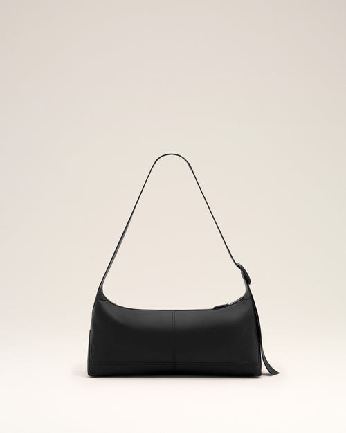 Small black taurillon leather Etienne crossbody bag - Woman - 11 - AMI Paris - Ami Paris