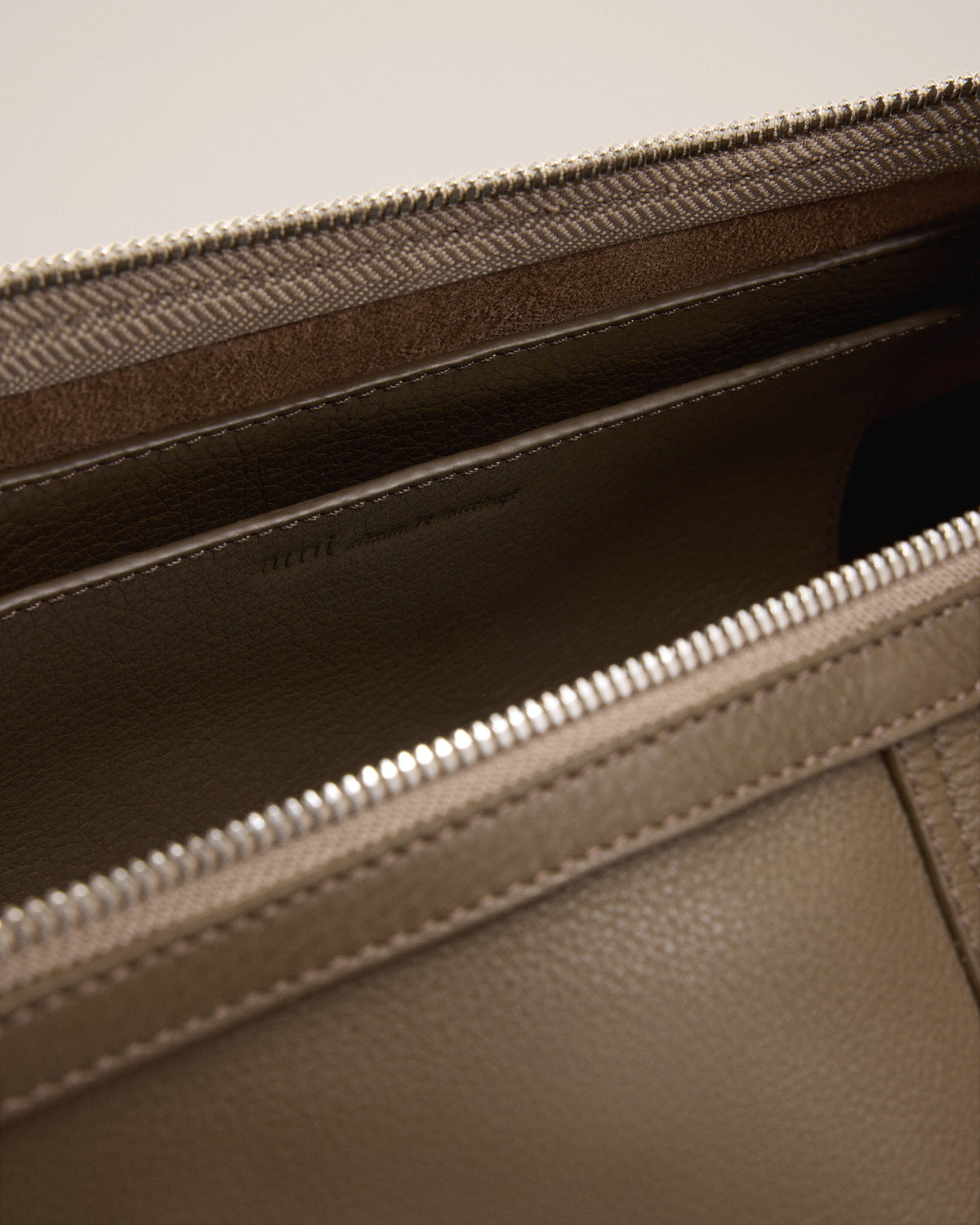 Small brown taurillon leather Etienne crossbody bag - 12