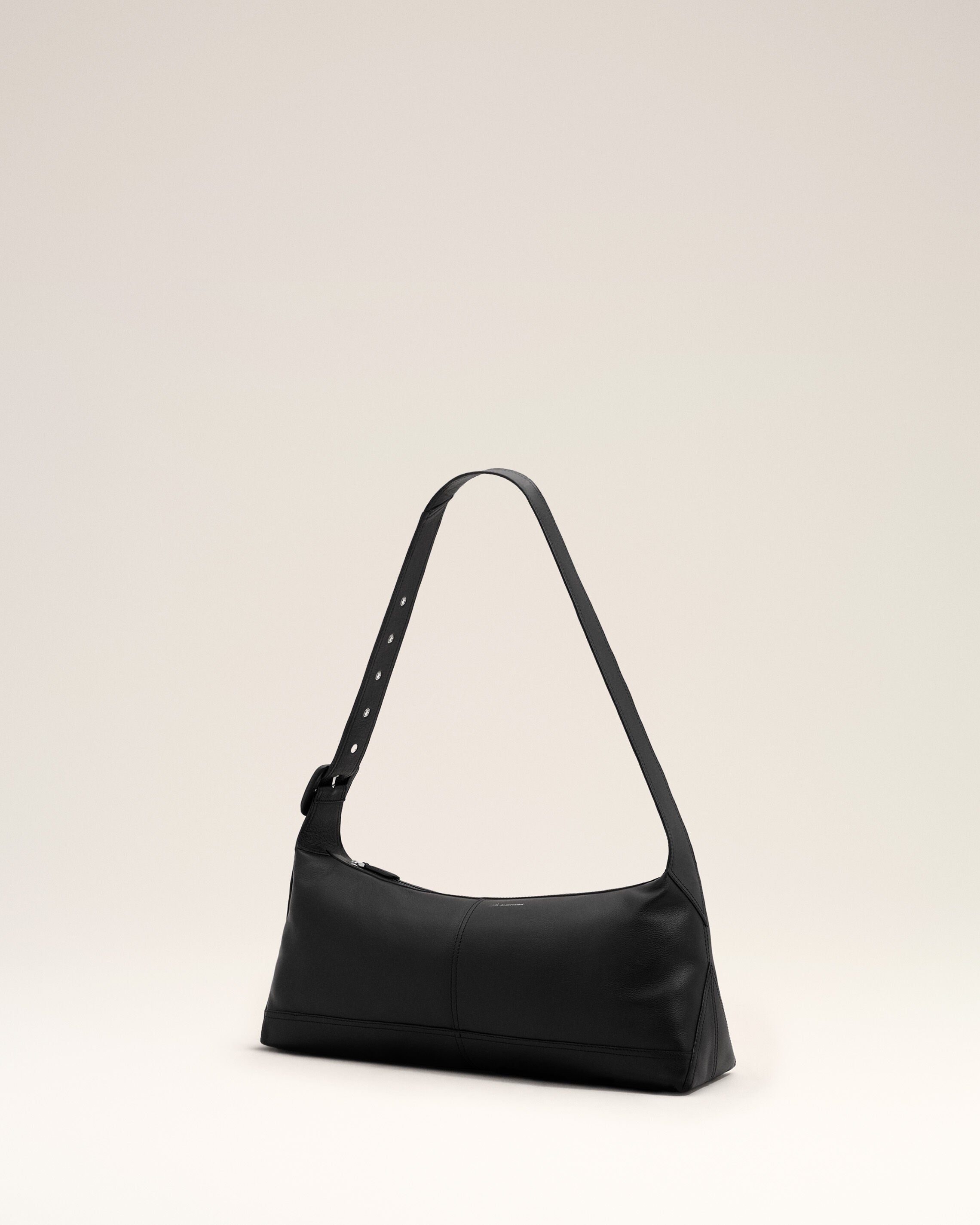 Small black taurillon leather Etienne crossbody bag - 3