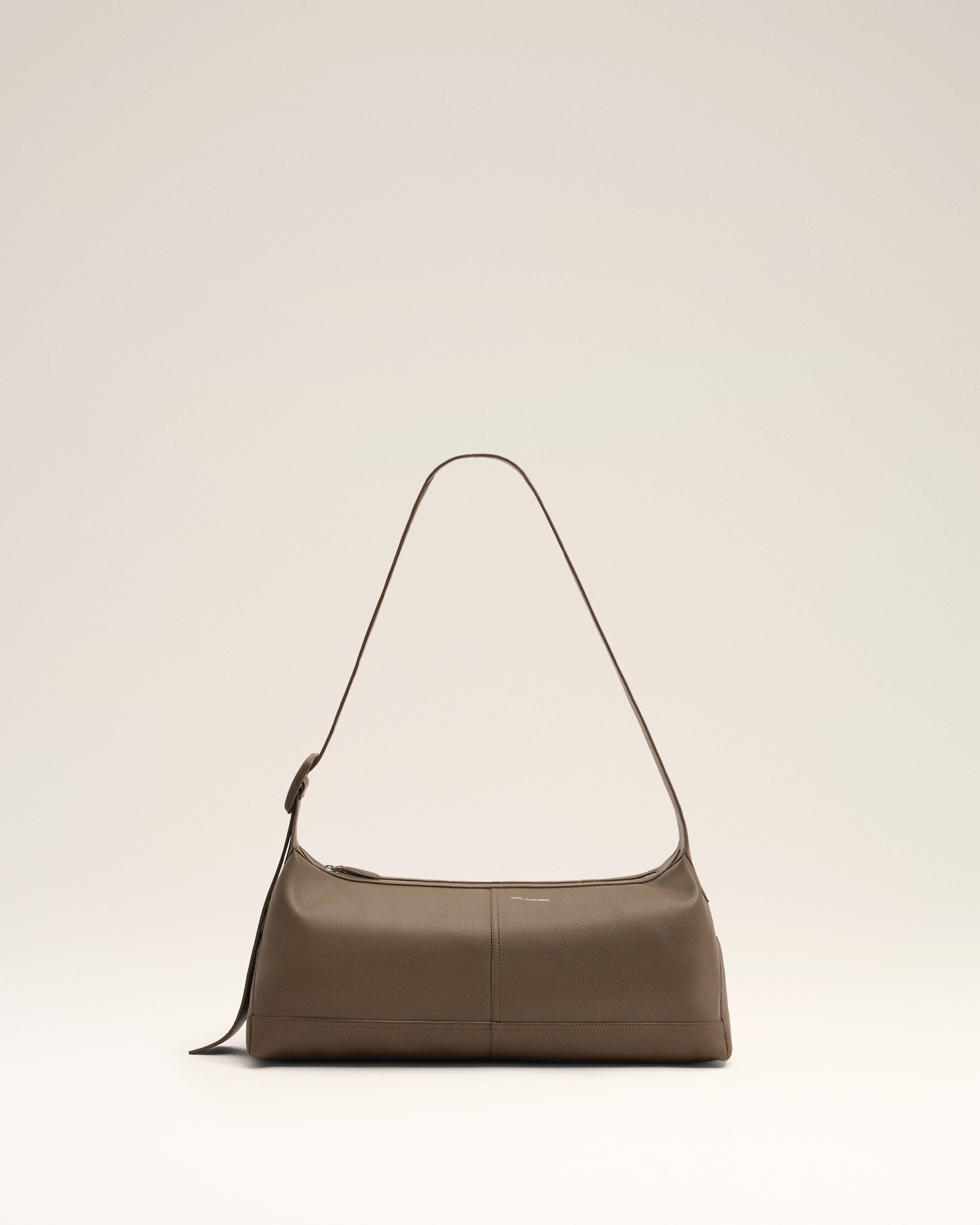 Petit sac crossbody Etienne marron en cuir de taurillon - 7