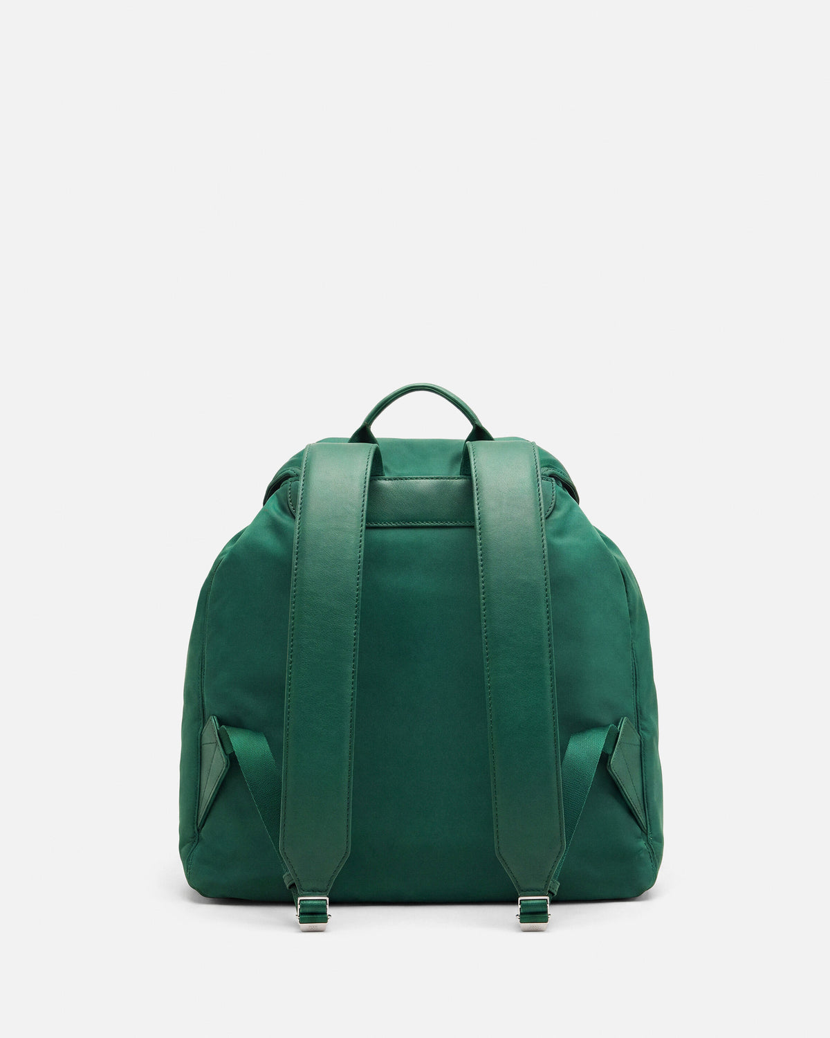 Green nylon Marcel flap backpack - 10