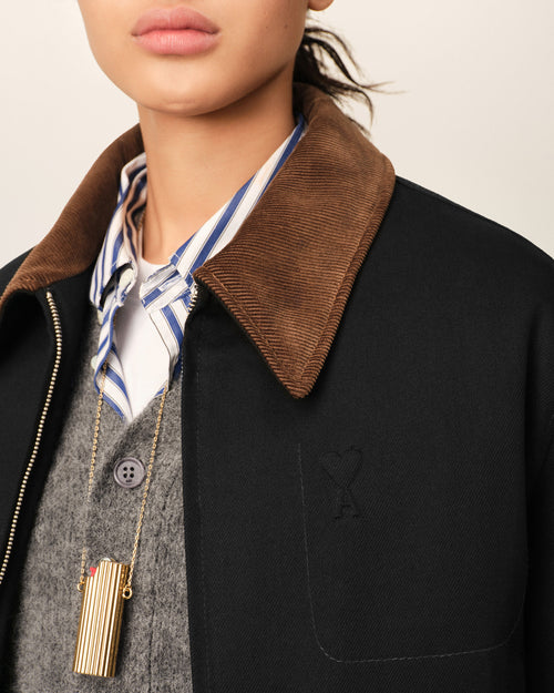 Collar portamechero dorado de latón dorado - Mujer - 7 - AMI Paris - Ami Paris