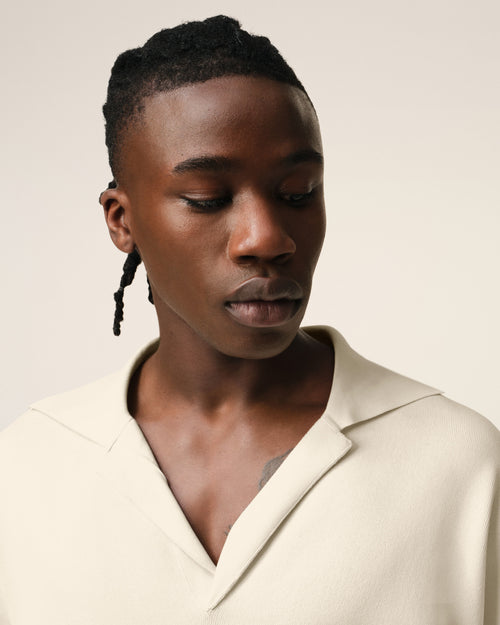 Polo Beige Manches Courtes - Homme - 4 - AMI Paris - Ami Paris
