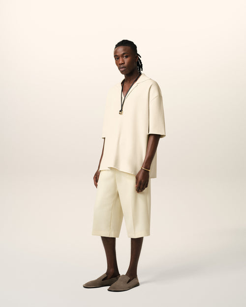 Polo Beige Manches Courtes - Homme - 6 - AMI Paris - Ami Paris
