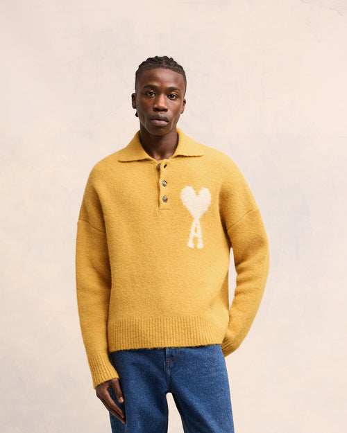 Polo Ami de Coeur Ecru - Homme - 2 - AMI Paris - Ami Paris