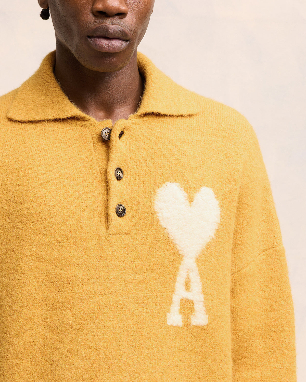 Polo Ami de Coeur Ecru - 4