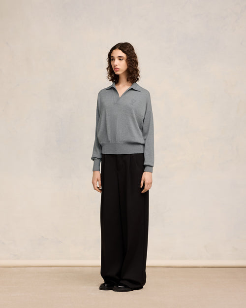 Polo Broderie Ami de Coeur - Femme - 12 - AMI Paris - Ami Paris