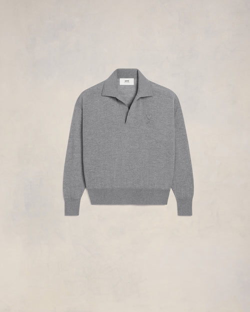 Polo Broderie Ami de Coeur - Homme - 1 - AMI Paris - Ami Paris