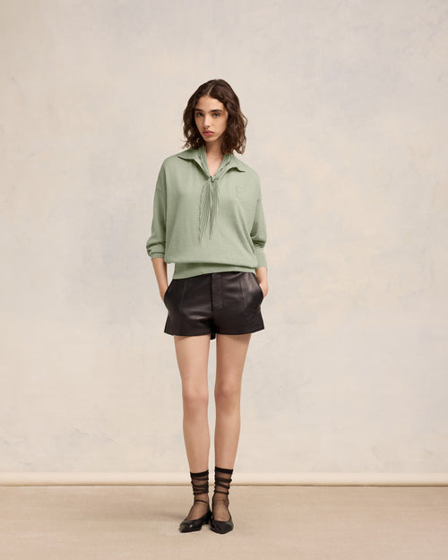 Polo Broderie Ami de Coeur - Femme - 8 - AMI Paris - Ami Paris