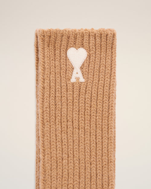                             Brown Wool Ami De Coeur Socks - 3                         - Ami Paris