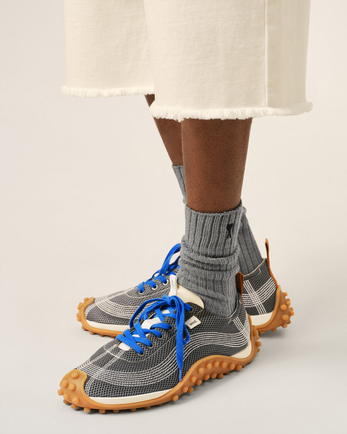 Cotton three-pack socks with Ami de Coeur - 2