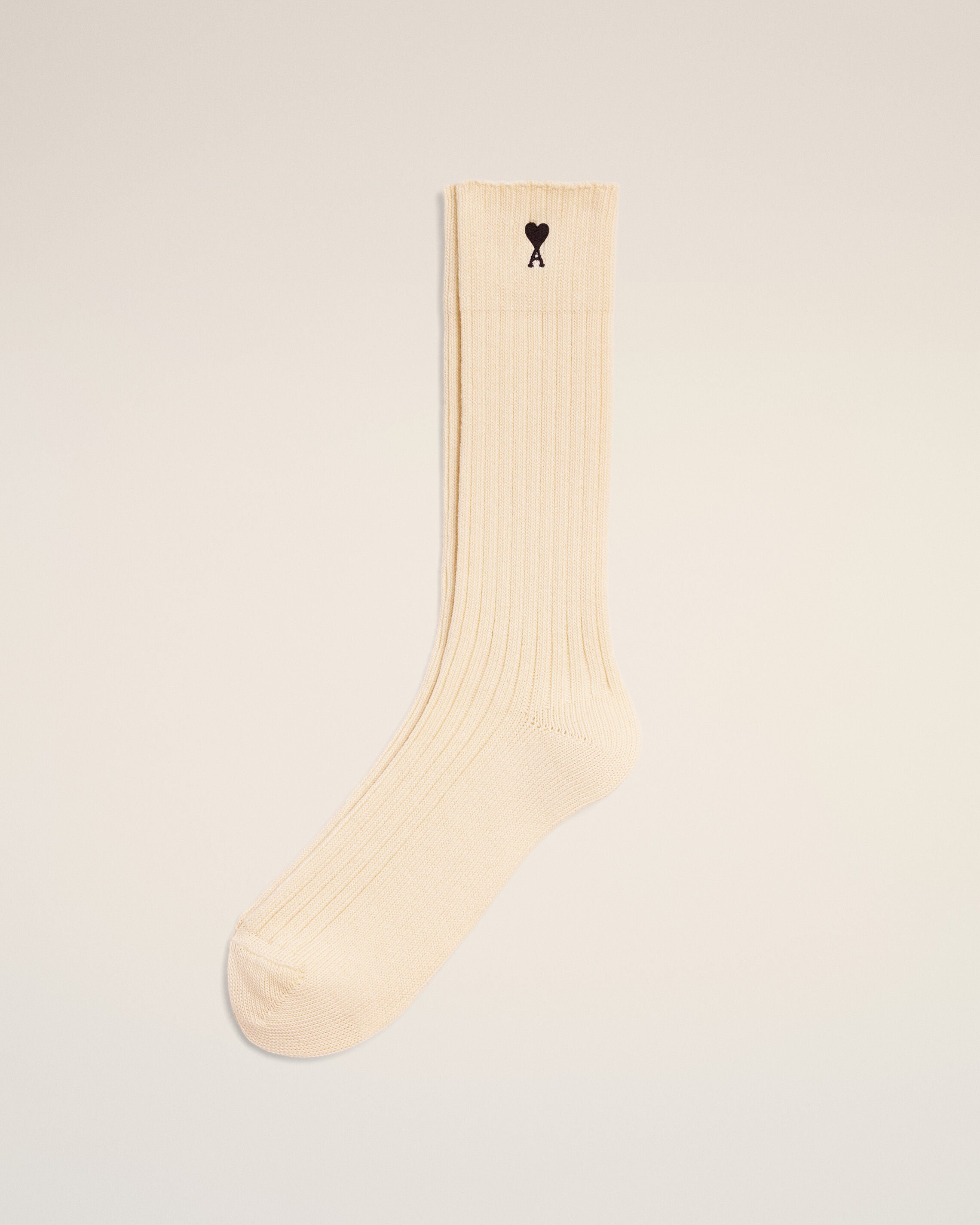 Chaussettes beiges en coton Ami de Coeur - 4