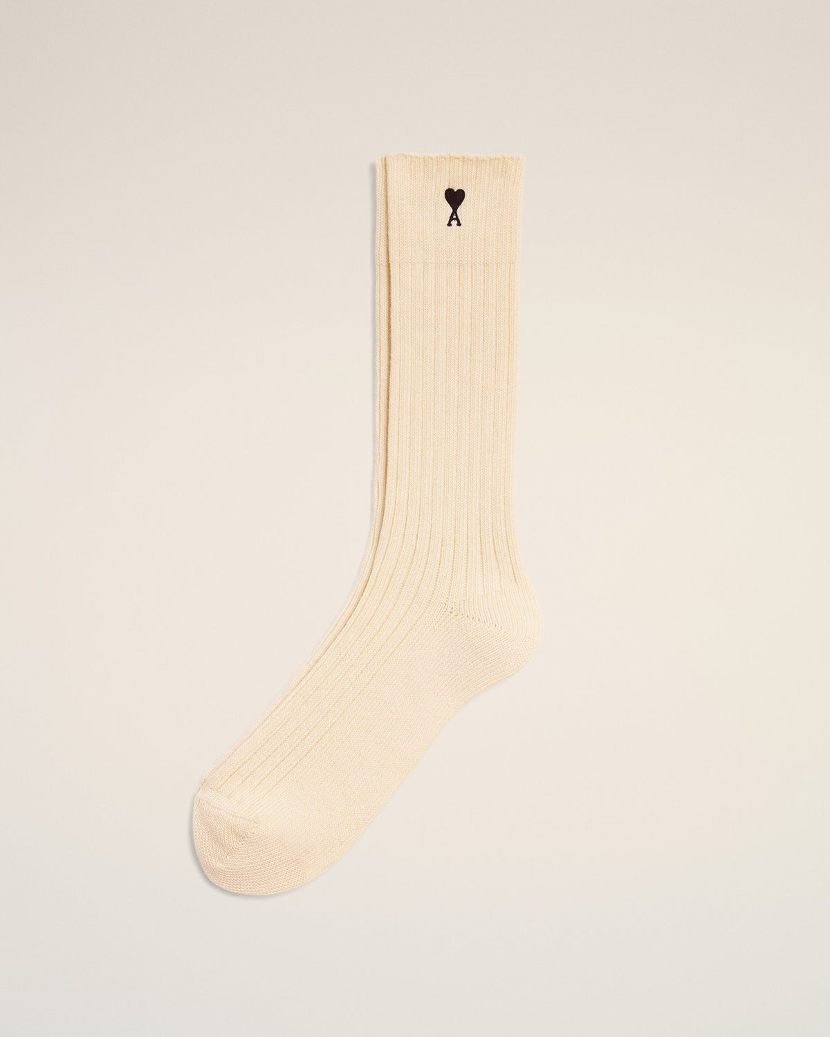 Chaussettes beiges en coton Ami de Coeur - 4