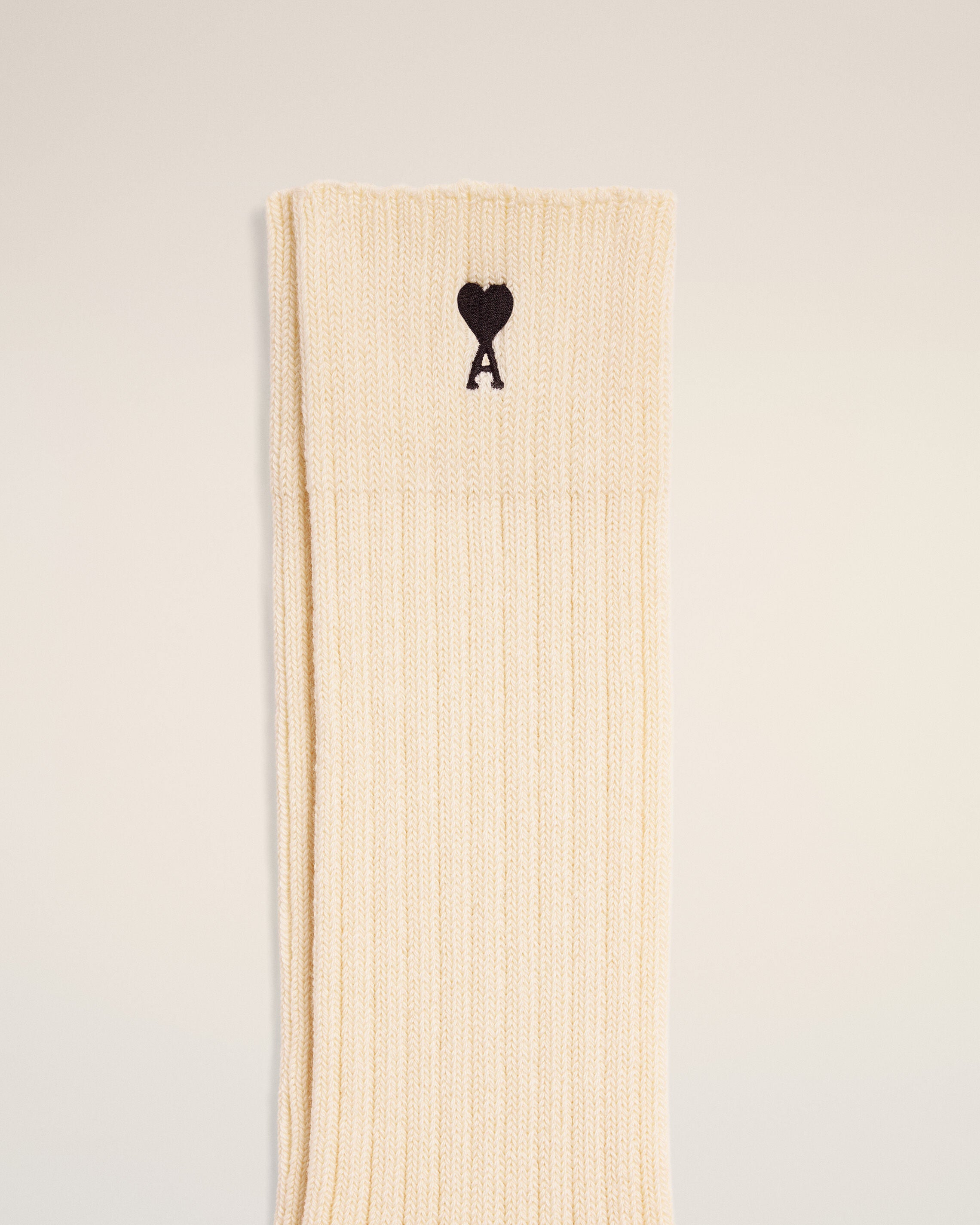 Chaussettes beiges en coton Ami de Coeur - 3