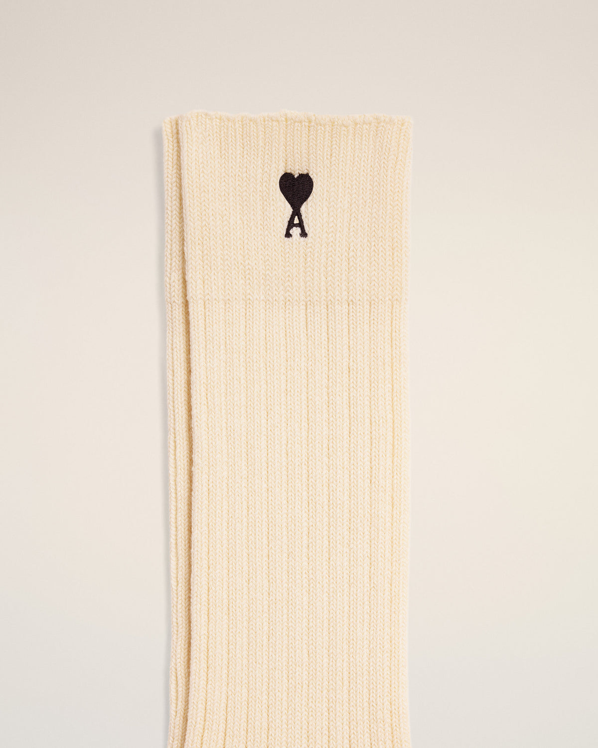 Chaussettes beiges en coton Ami de Coeur - 3