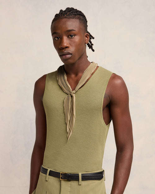 Foulard Losange Plissé - Homme - 2 - AMI Paris - Ami Paris