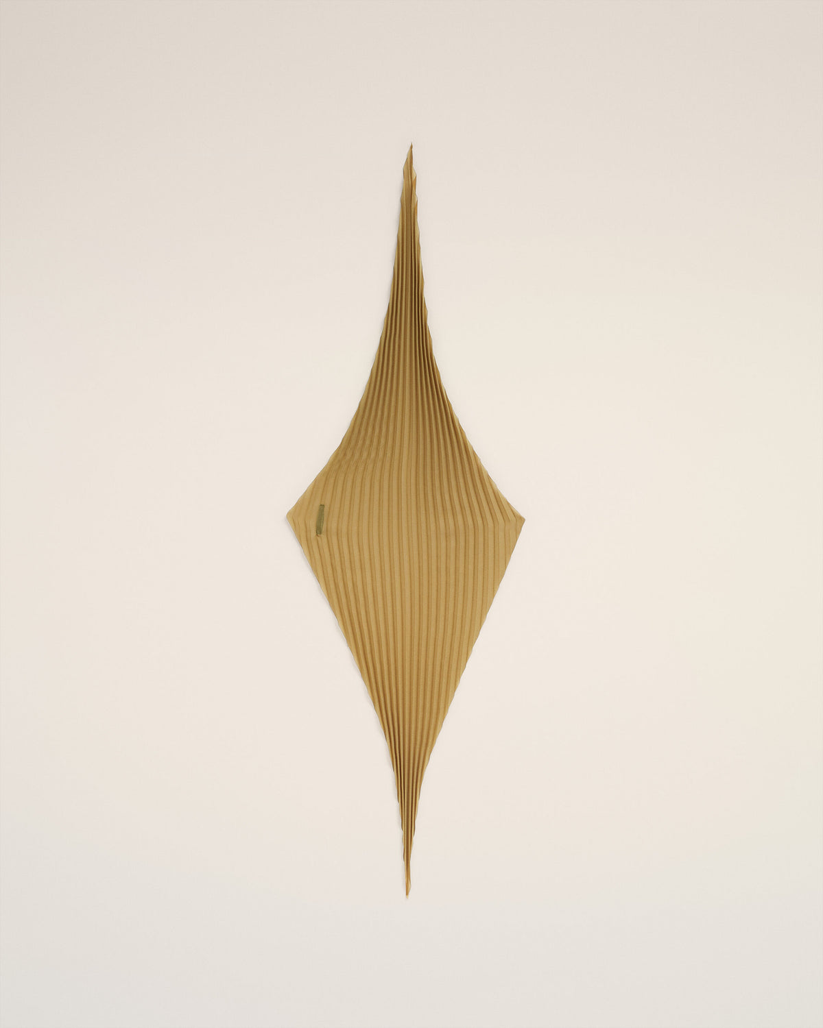 Foulard Moutarde Losange Plissé - 7