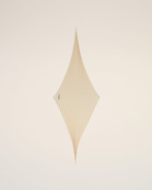 Foulard Beige Losange Plissé - Homme - 3 - AMI Paris - Ami Paris
