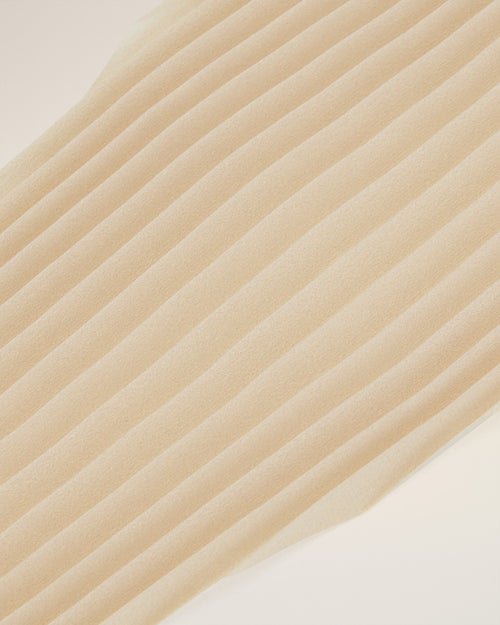 Foulard Beige Losange Plissé - Femme - 8 - AMI Paris - Ami Paris