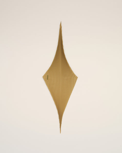 Foulard Moutarde Losange Plissé - Homme - 3 - AMI Paris - Ami Paris