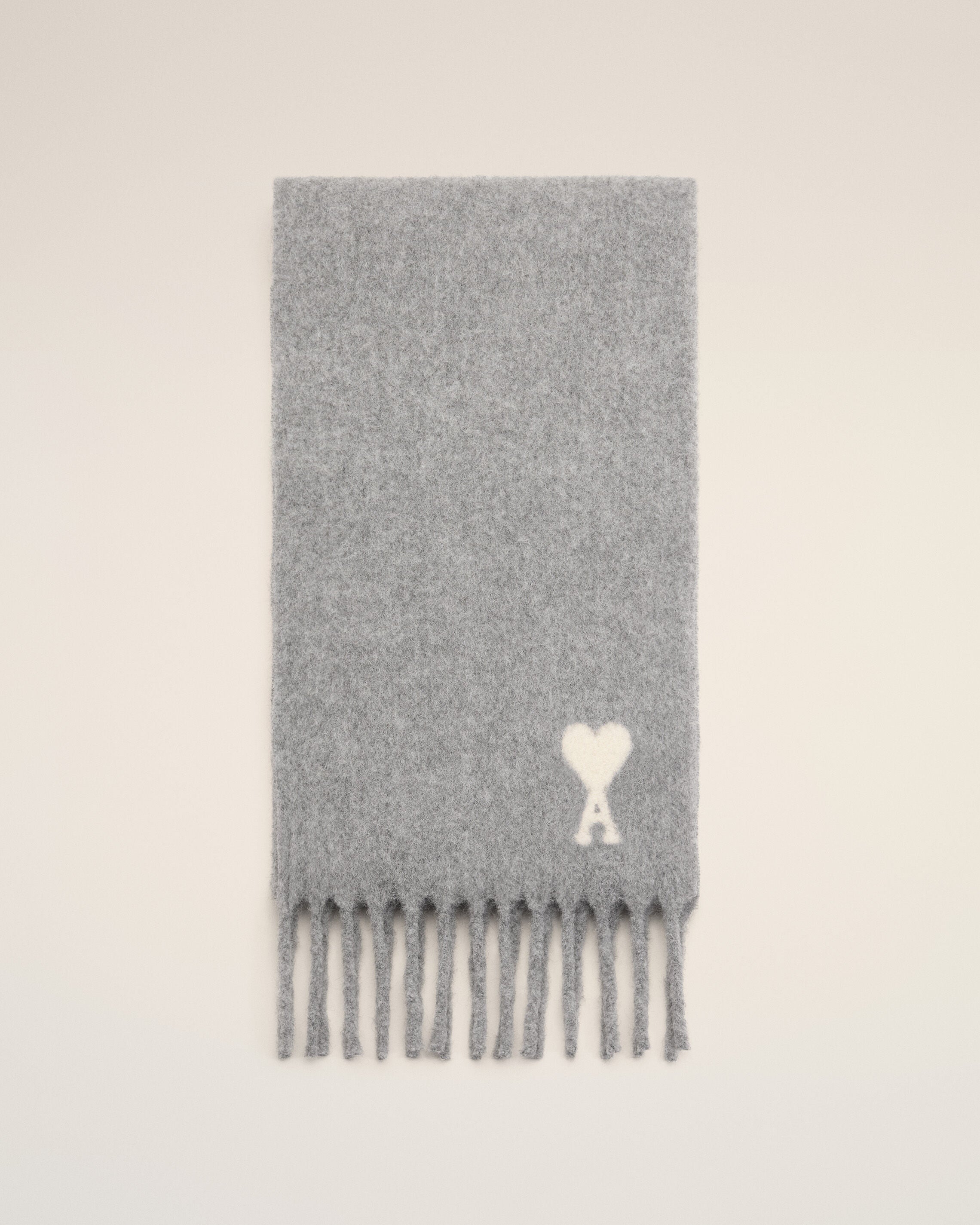 Bufanda Ami de Cœur de alpaca gris - 4