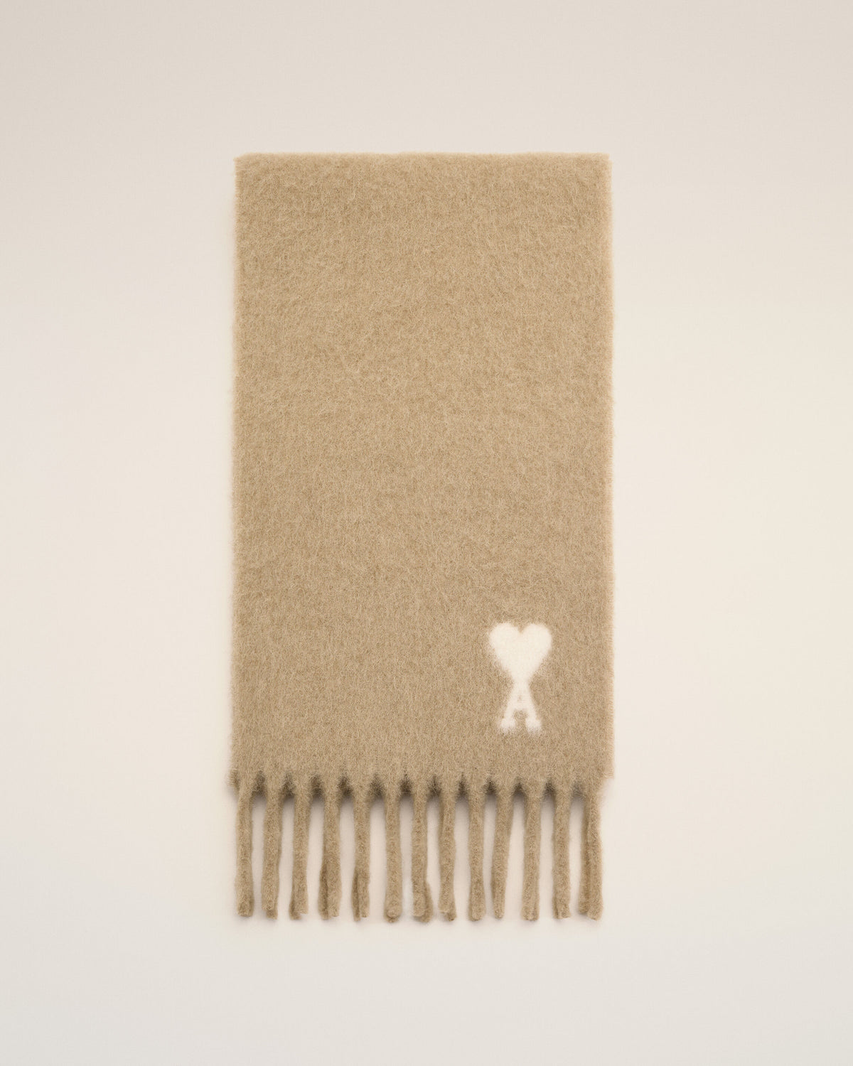 Bufanda Ami de Cœur de alpaca beige - 1