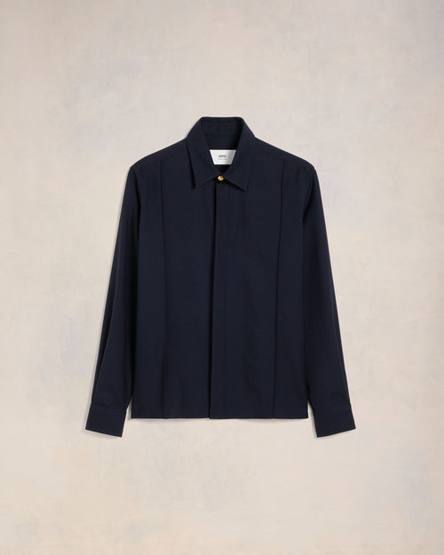 Chemise Plis Nervurés - Homme - 1 - AMI Paris - Ami Paris