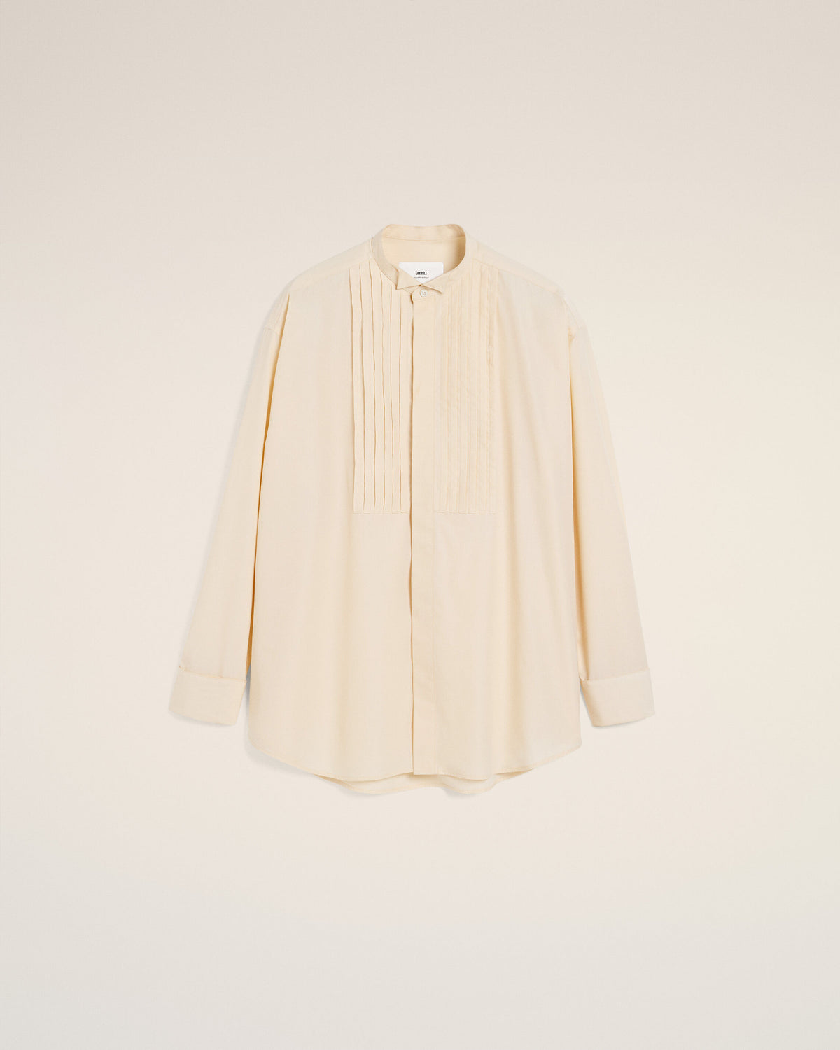 Chemise Beige Oversize En Coton - 7