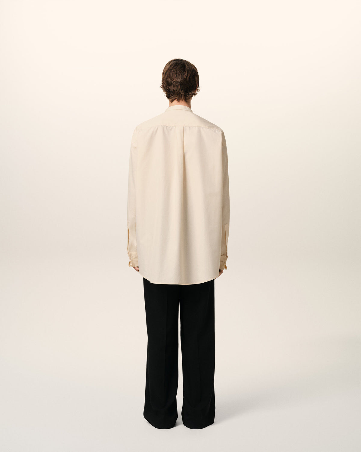 Chemise Beige Oversize En Coton - 5