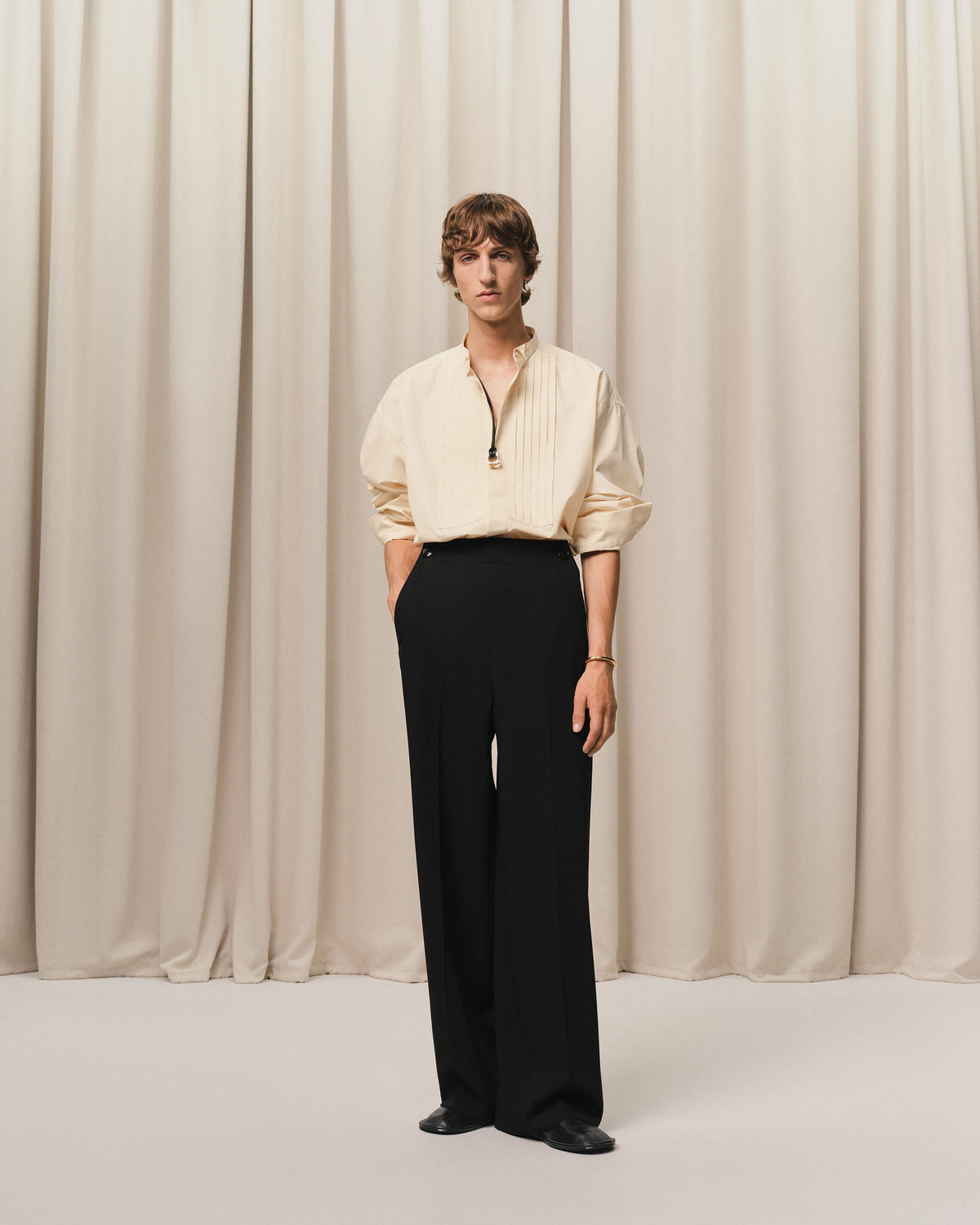 Chemise Beige Oversize En Coton - 13