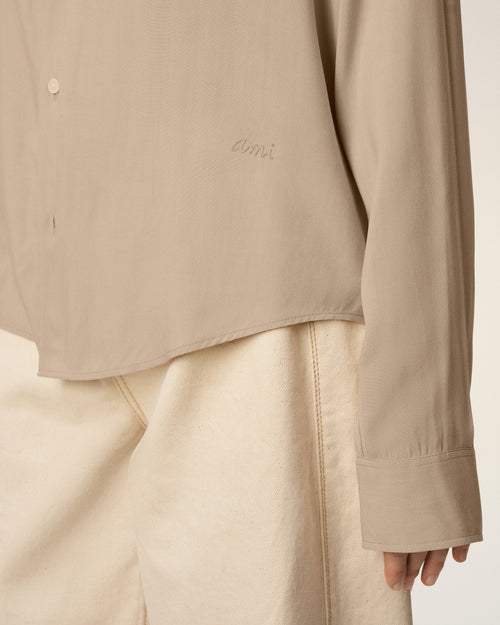 Beige Ami Boxy Shirt - 11 - Ami Paris