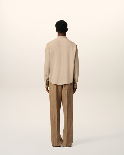 Beige Ami Boxy Shirt - 5 - Ami Paris