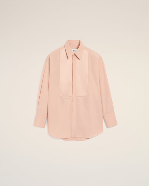                                 Pink Cotton Oversized  Shirt  - 3                             - Ami Paris