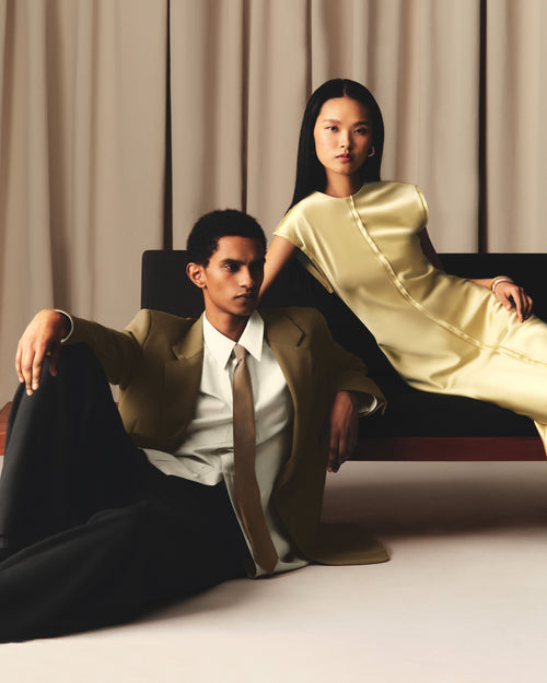 White Cotton Raw Edged Stitching Oversized Shirt - 13 - Ami Paris