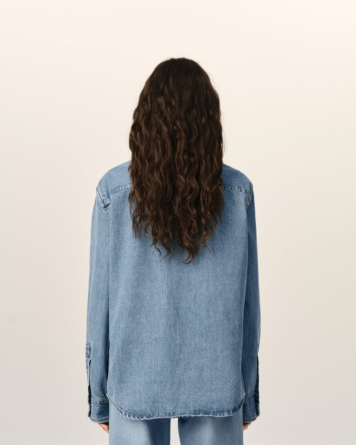 Blue Denim shirt with Ami De Coeur - 12