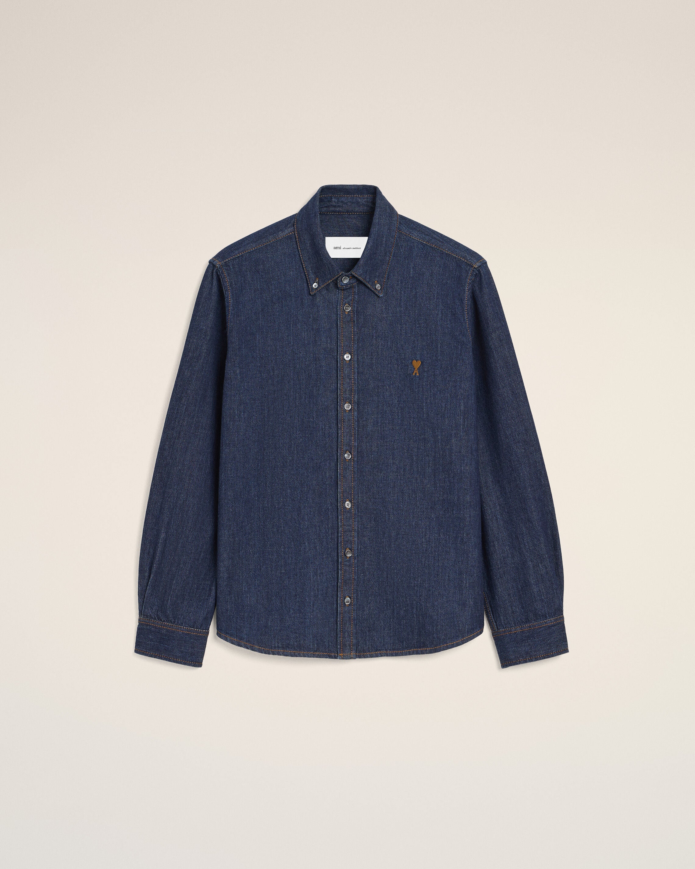 Chemise Denim Bleu Ami De Coeur en Coton - 1