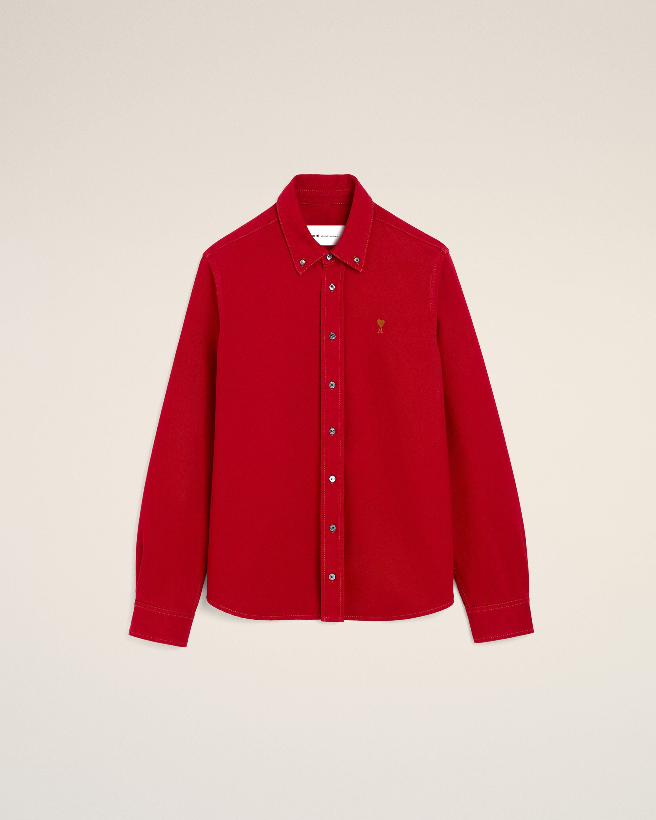 Camisa Ami de Cœur de algodón roja - 1