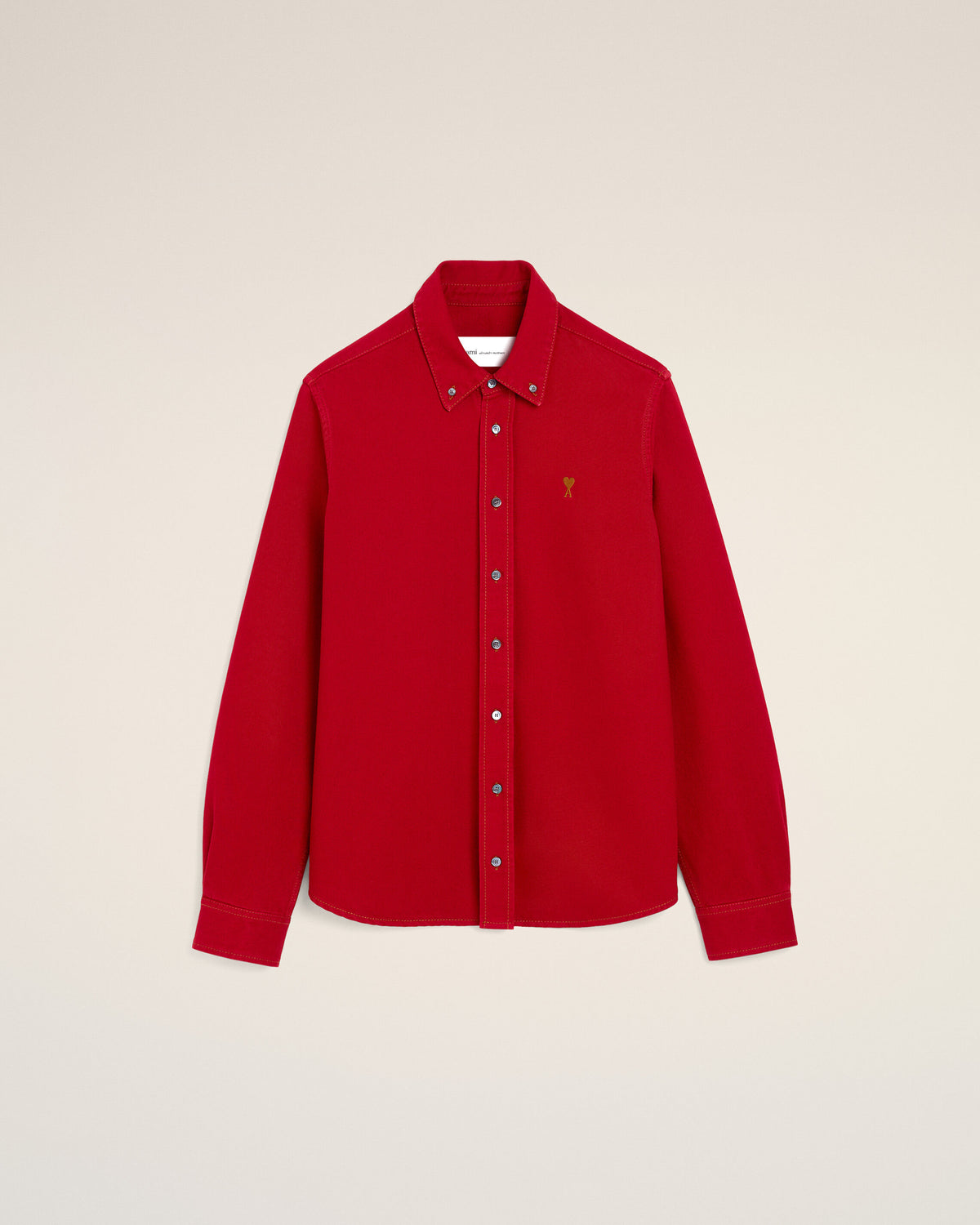 Camisa Ami de Cœur de algodón roja - 1