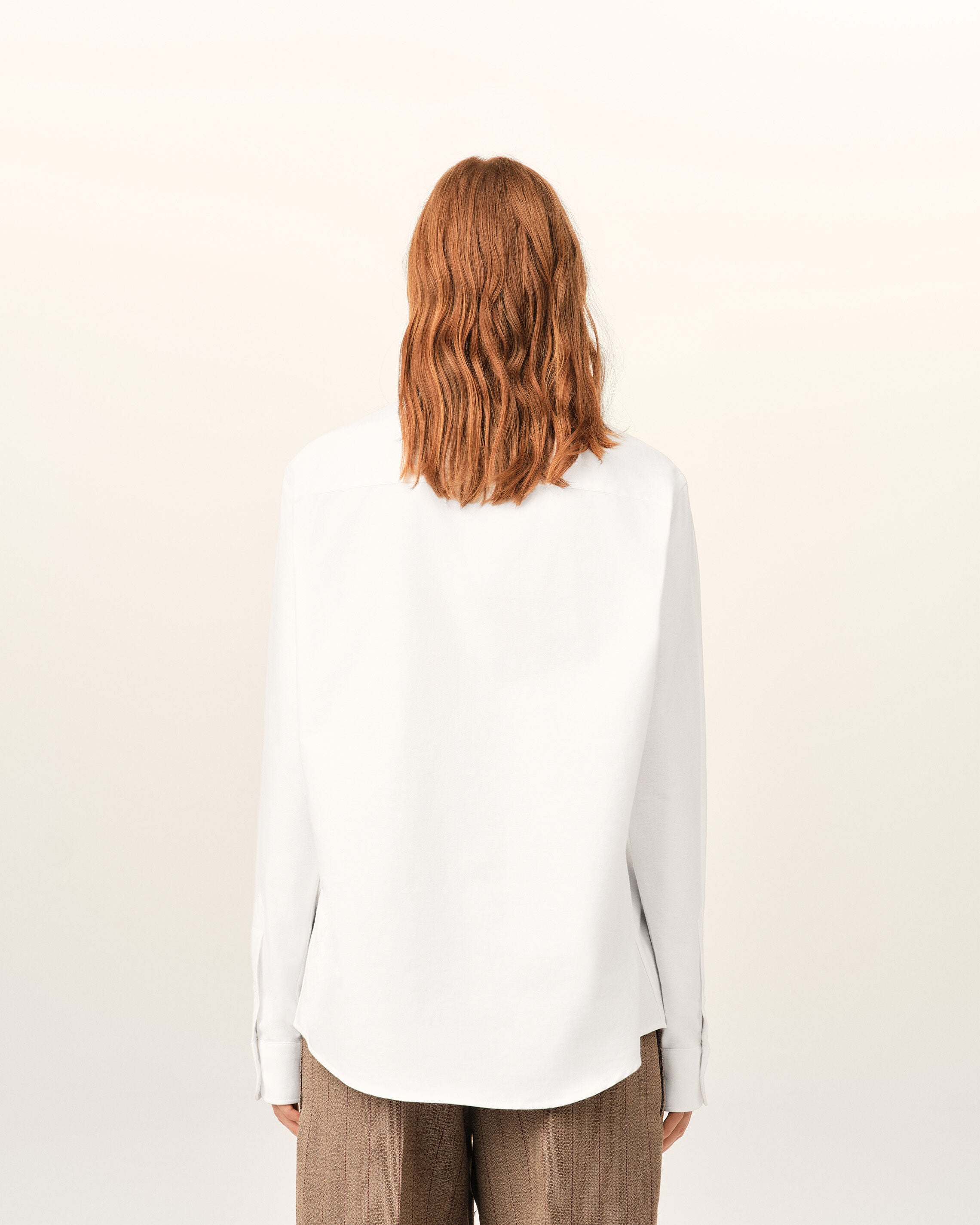 White cotton shirt with Ami de Coeur - 11