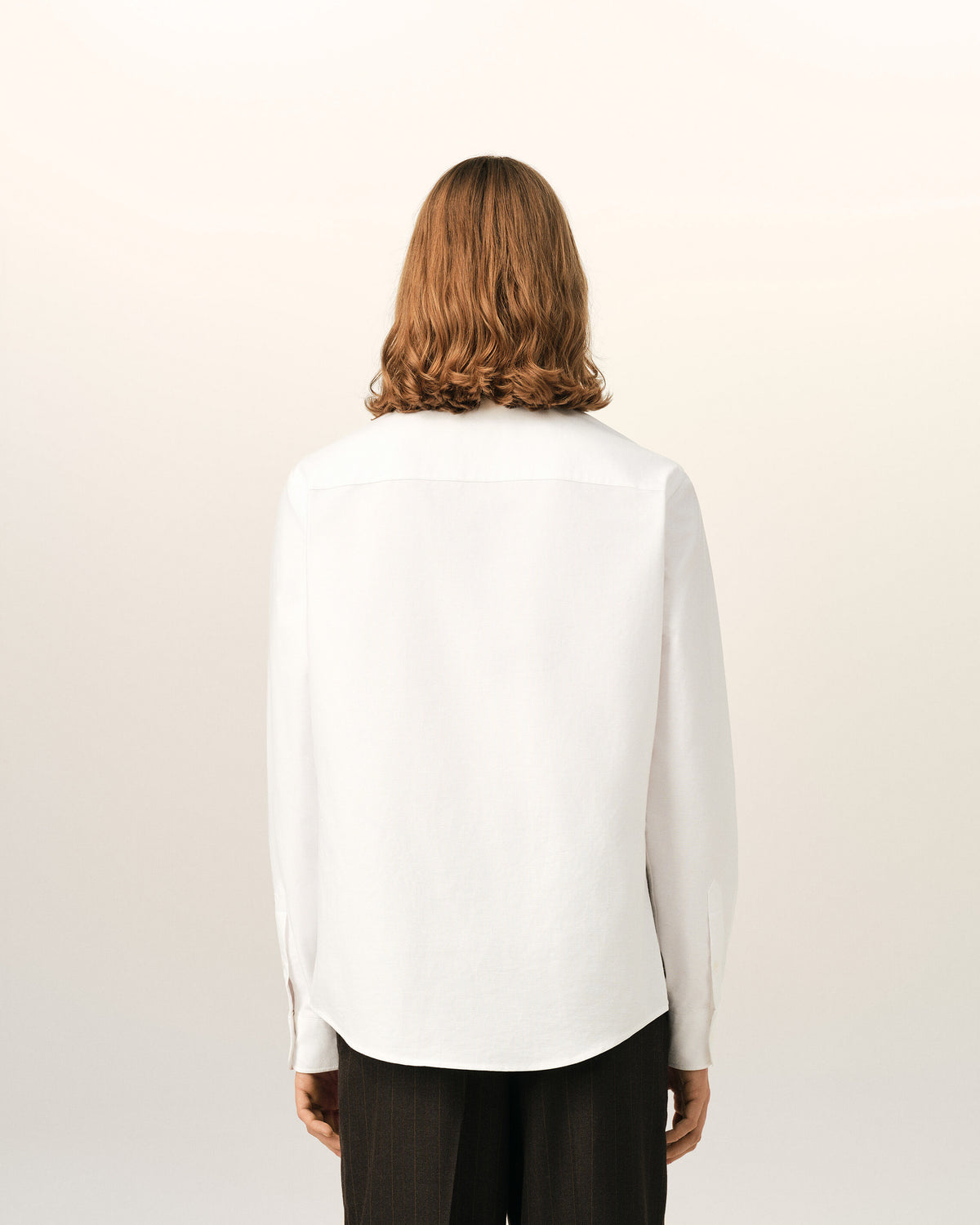 White cotton shirt with Ami de Coeur - 5