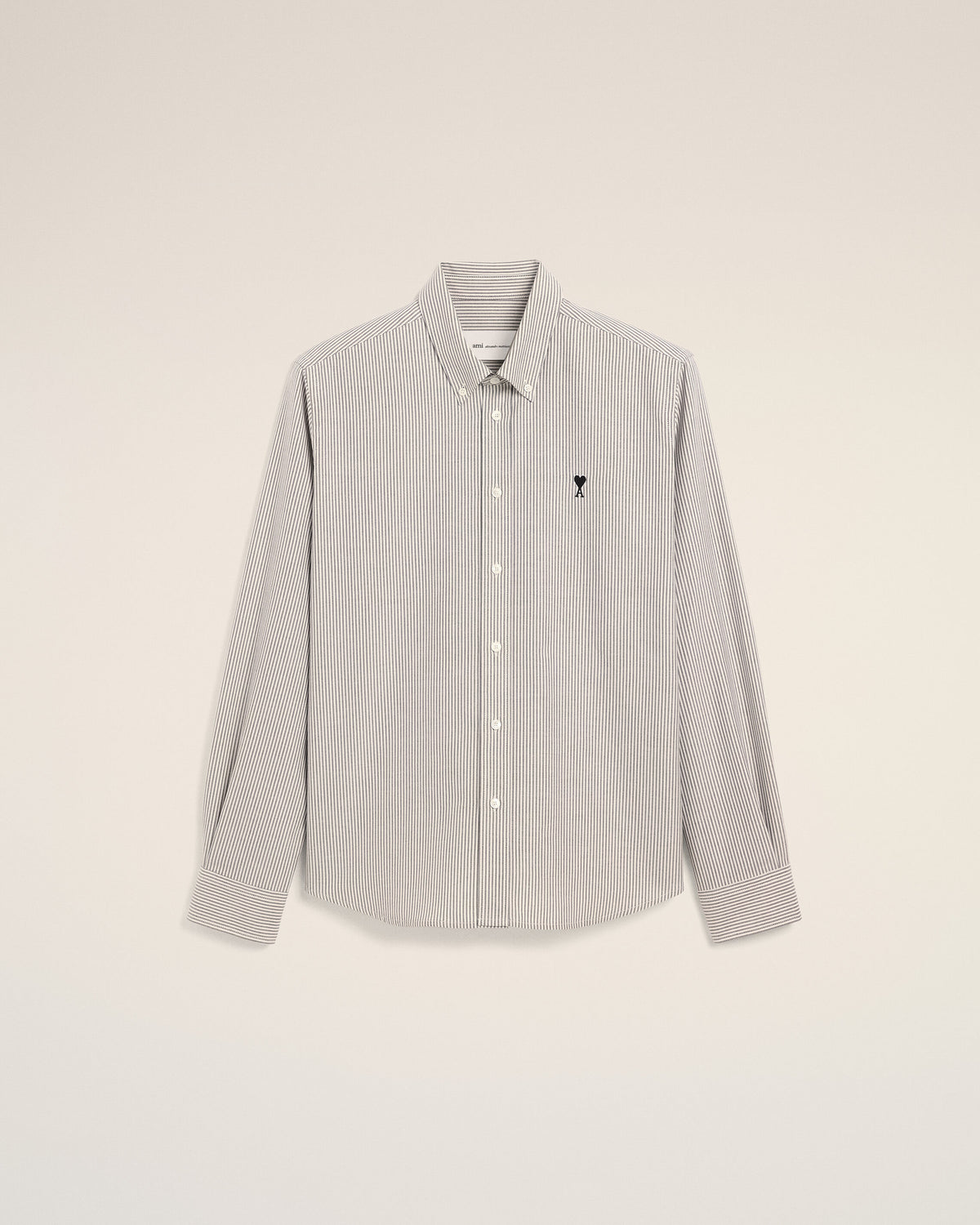 Chemise rayée noire en coton Ami de Coeur - 1
