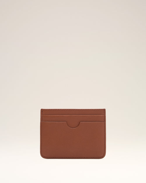 Portacarte Ami De Coeur in pelle bovina marrone - 2 - Ami Paris