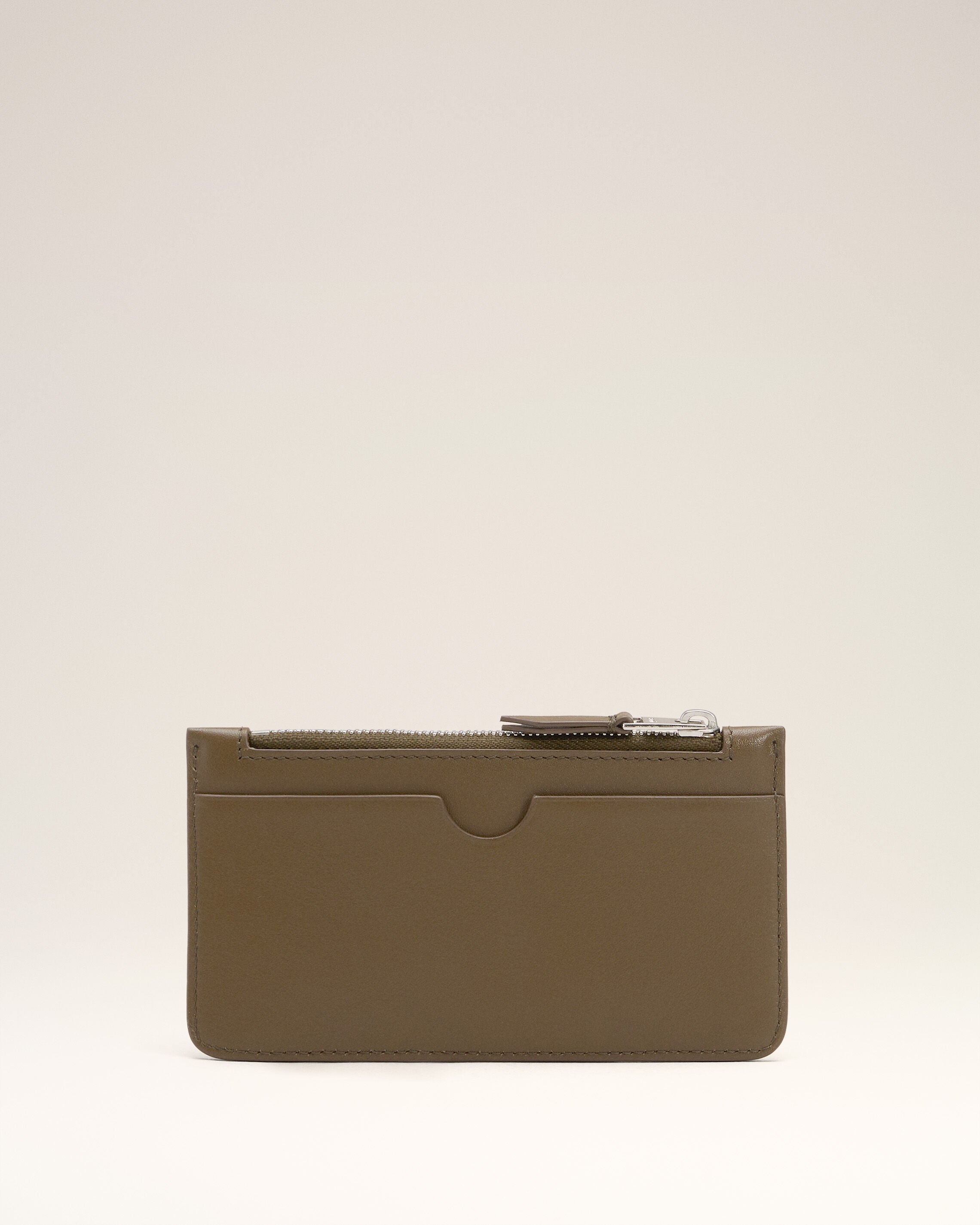 BLACK OLIVE Midi Card Holder | AMI PARIS