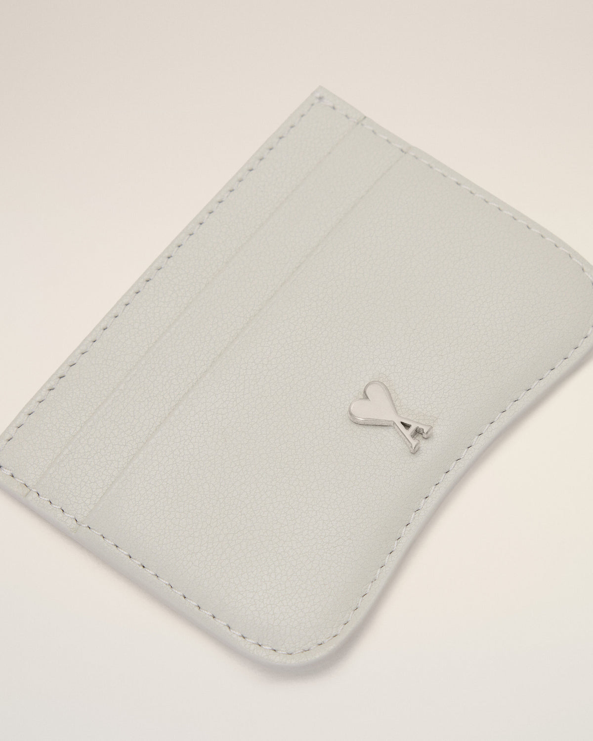 Grey Paris Paris zipped cowhide leather card holder - 3