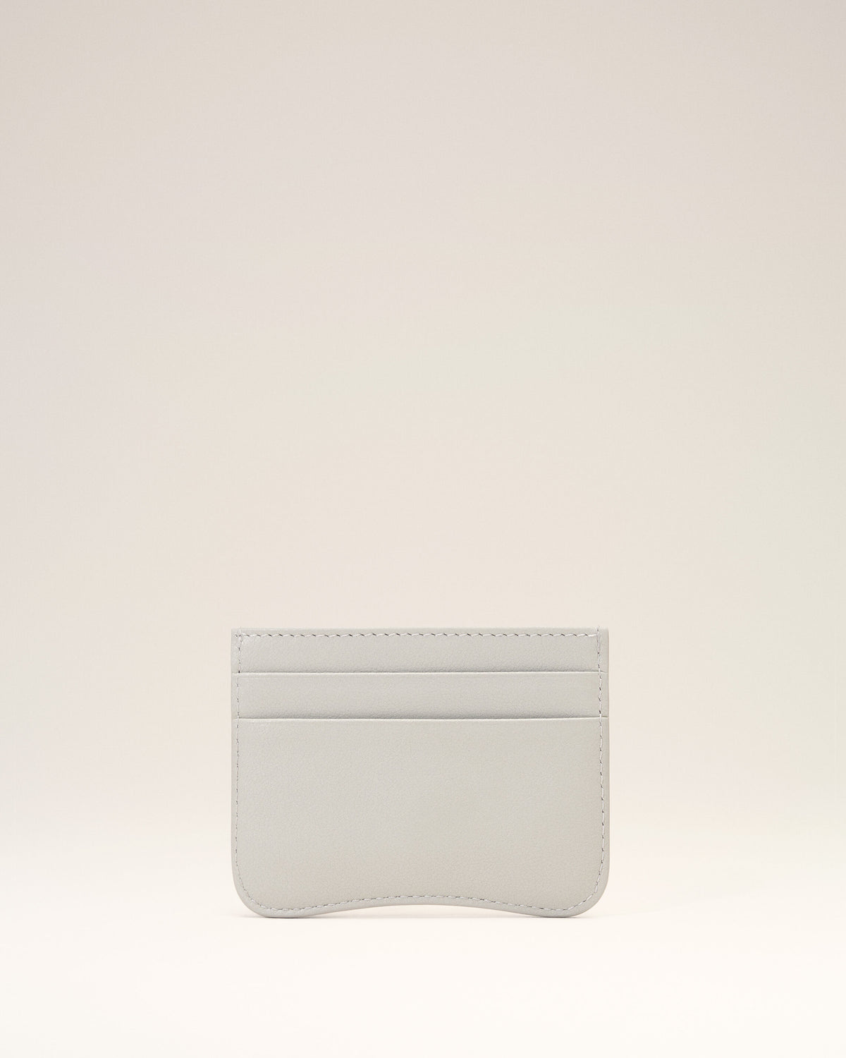 Grey Paris Paris zipped cowhide leather card holder - 2