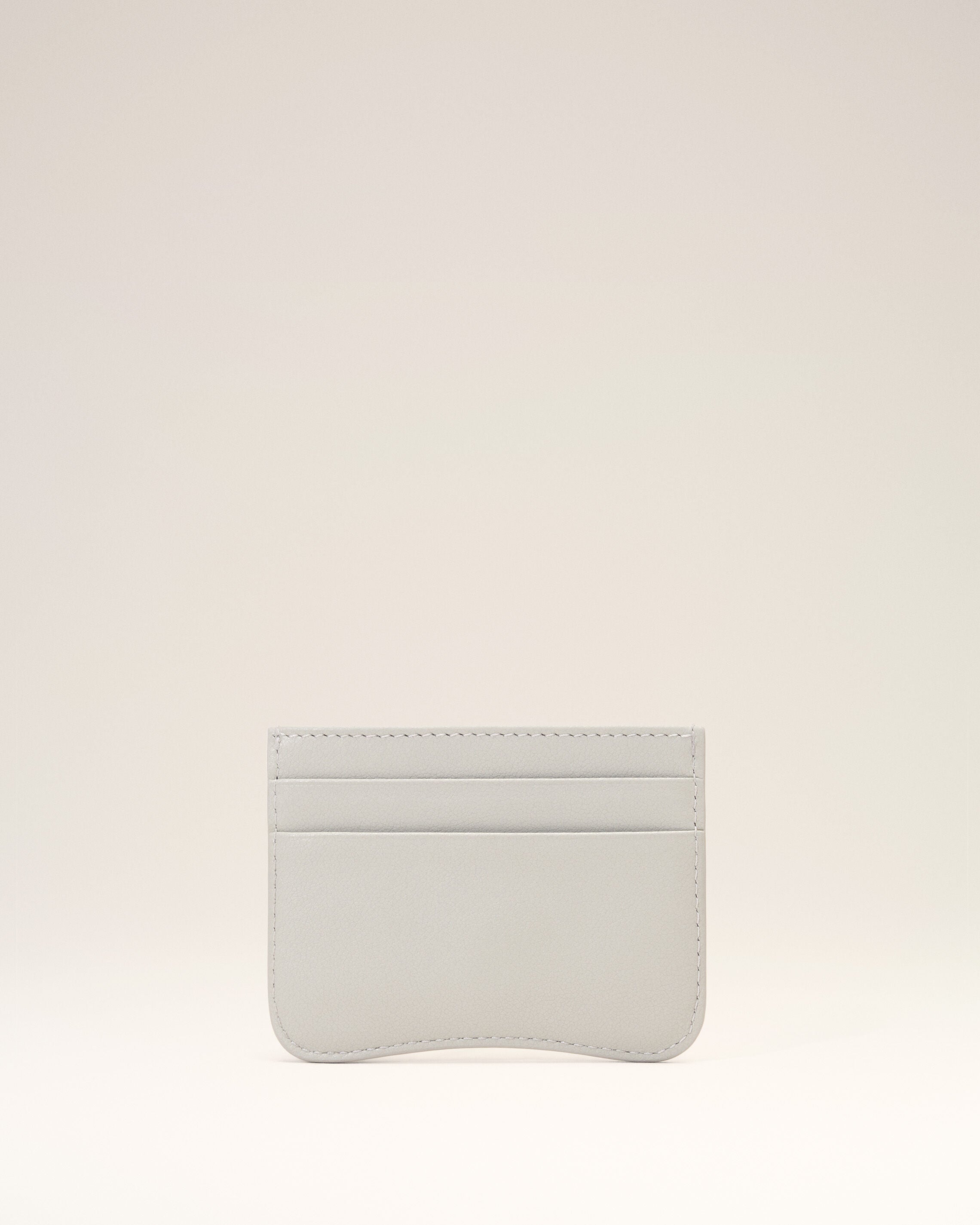 Grey Paris Paris zipped cowhide leather card holder - 5