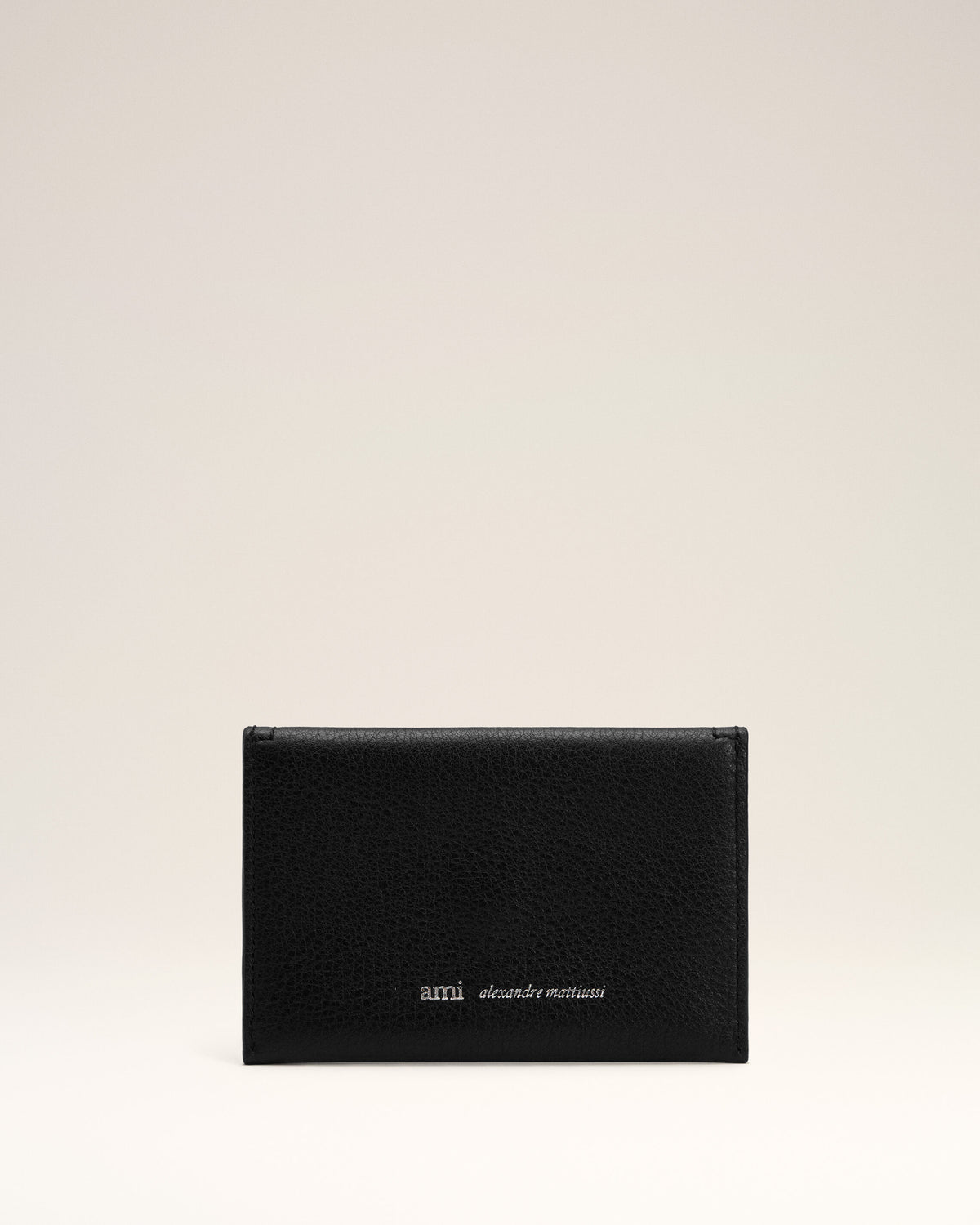 Black Etienne Taurillon Leather Envelope Card Holder - 2