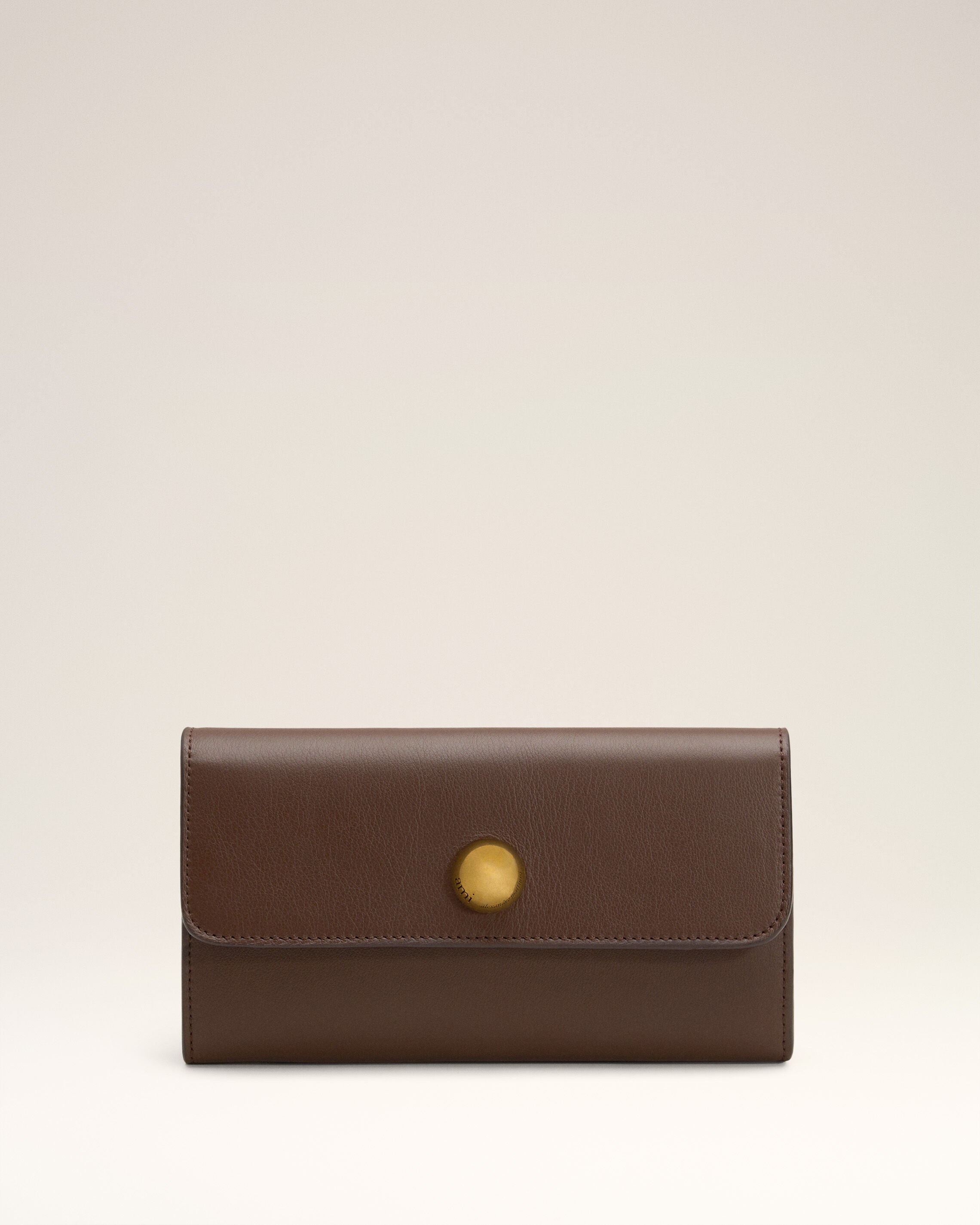 Portefeuille Continental Marron Carrousel En Cuir Lisse - 4